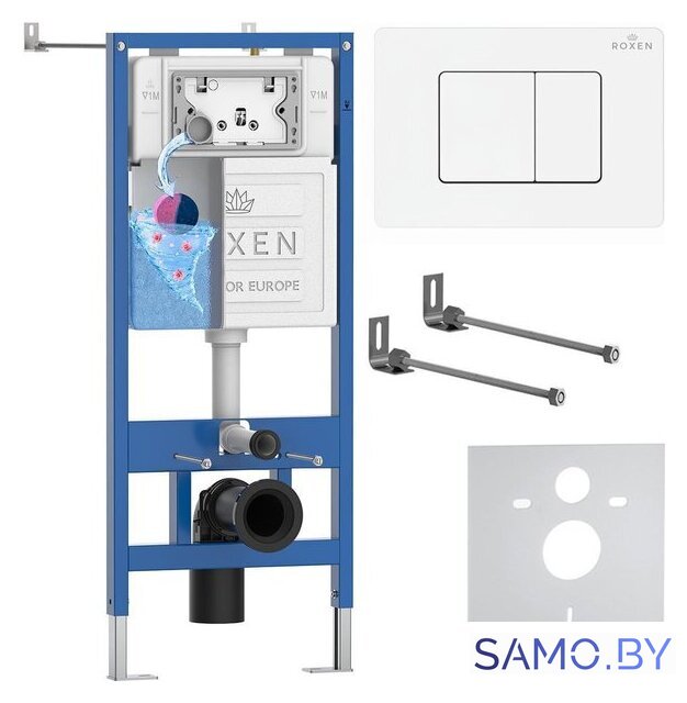Инсталляция для унитаза Roxen StounFix Dual Fresh 868402 - Изображение №1 — Интернет-магазин samo.by