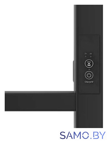 Полотенцесушитель Roxen Square BK-109SW-6T 11050-5365B (черный) - Изображение №2 — Интернет-магазин samo.by