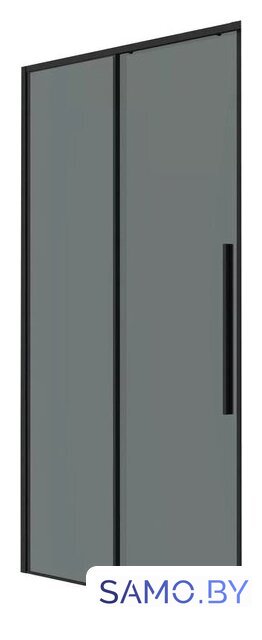 Душевая дверь Grossman Galaxy 90x195 1/2.K33.01.90.21.10 (черный матовый/тонированное стекло) - Изображение №1 — Интернет-магазин samo.by