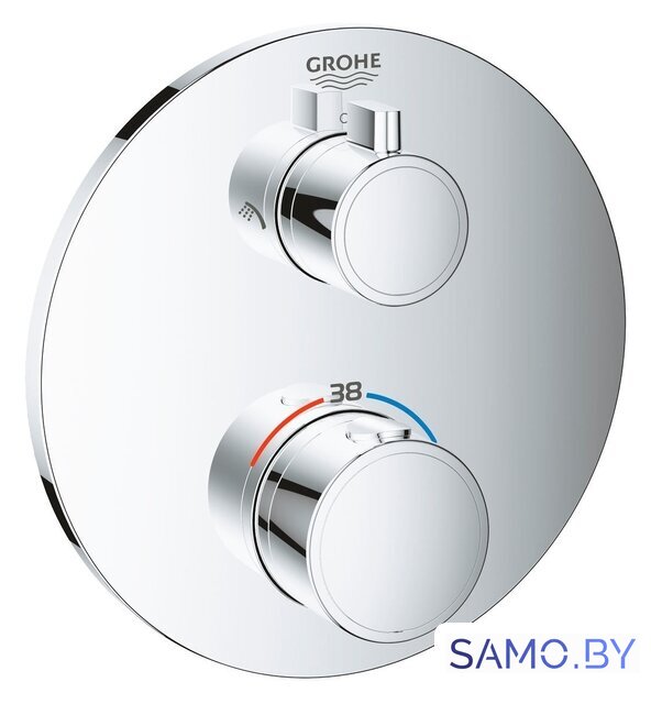 Смеситель без скрытого механизма Grohe Grohtherm 24076000 - Изображение №1 — Интернет-магазин samo.by