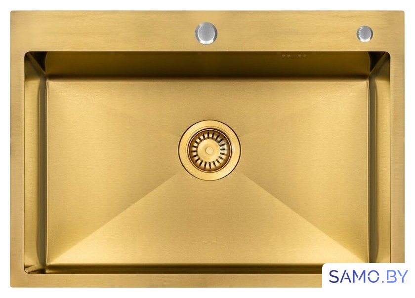 Кухонная мойка ARFEKA ECO AR 700*500 GOLD PVD NANO - Изображение №4 — Интернет-магазин samo.by