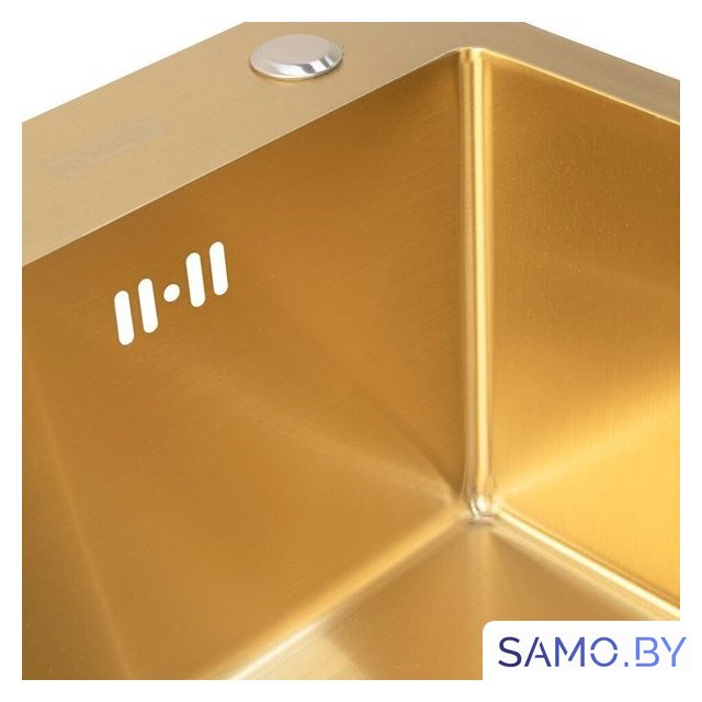 Кухонная мойка ARFEKA ECO AR 700*500 GOLD PVD NANO - Изображение №5 — Интернет-магазин samo.by