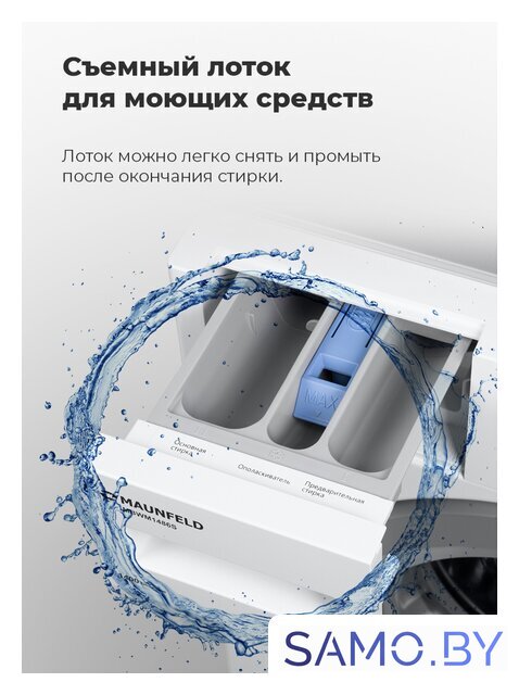 Стирально-сушильная машина MAUNFELD MBWM1486S - Изображение №33 — Интернет-магазин samo.by
