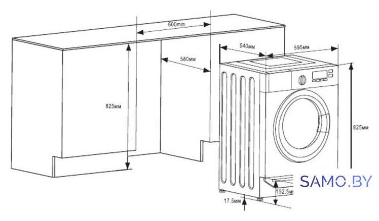 Стирально-сушильная машина MAUNFELD MBWM1486S - Изображение №22 — Интернет-магазин samo.by