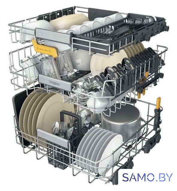 Встраиваемая посудомоечная машина Whirlpool W8I HT58 TS - Изображение №9 — Интернет-магазин samo.by