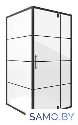 Душевой уголок Niagara Nova NG-0290-08 Black 90x90 - Изображение №1 — Интернет-магазин samo.by