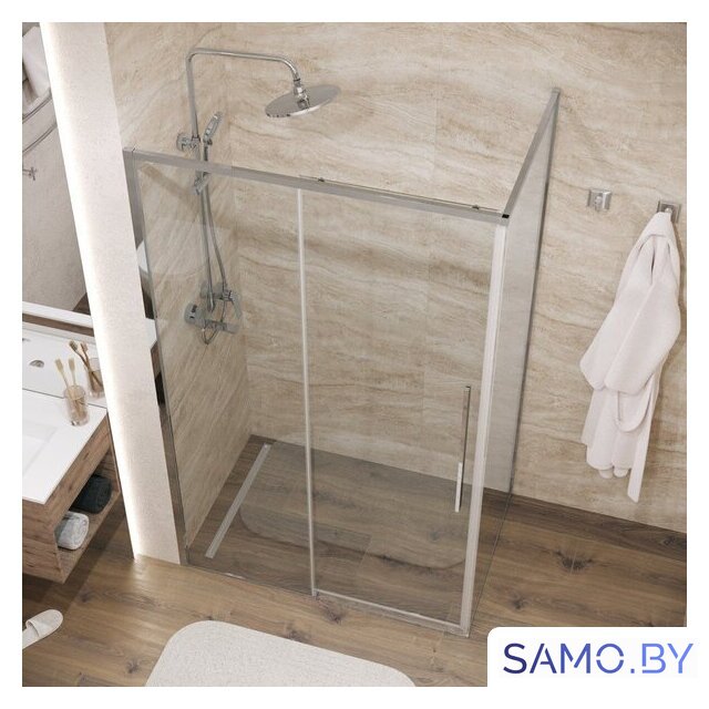 Душевой уголок Grossman Galaxy 130x90x195 120.K33.01.1390.10.00 (хром/прозрачное стекло) - Изображение №9 — Интернет-магазин samo.by
