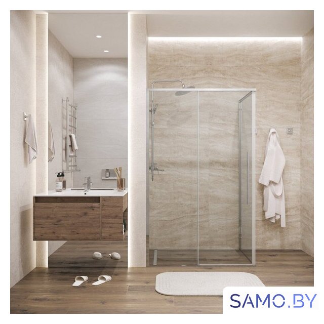 Душевой уголок Grossman Galaxy 130x90x195 120.K33.01.1390.10.00 (хром/прозрачное стекло) - Изображение №8 — Интернет-магазин samo.by