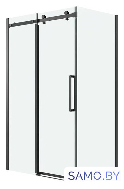 Душевой уголок Grossman Classic 110x100x195 120.K33.04.1110.21.00 (черный матовый/стекло прозрачное) - Изображение №1 — Интернет-магазин samo.by