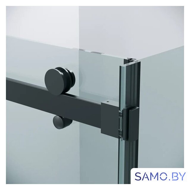 Душевой уголок Grossman Classic 110x100x195 120.K33.04.1110.21.00 (черный матовый/стекло прозрачное) - Изображение №3 — Интернет-магазин samo.by