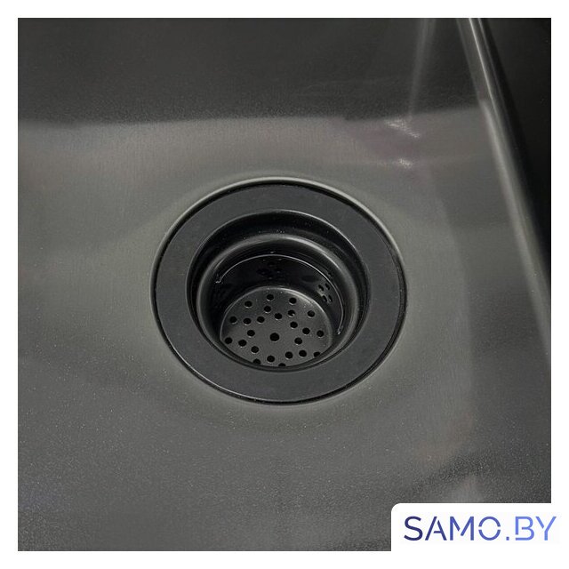 Кухонная мойка Roxen Uno 560210-54B под столешницу графит (ролл-мат, дозатор, сифон) - Изображение №6 — Интернет-магазин samo.by