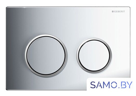 Панель смыва Geberit Omega 20 115.085.KH.1 (глянцевый хром/матовый хром) - Изображение №1 — Интернет-магазин samo.by