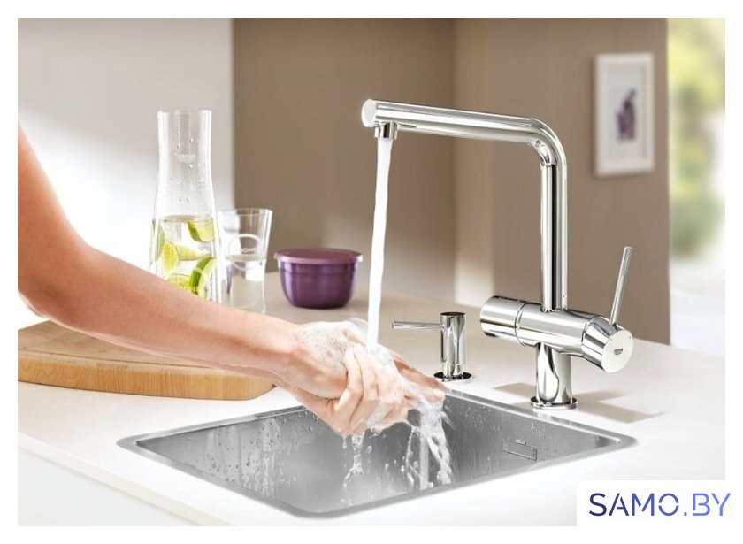 Дозатор для моющего средства Grohe Cosmopolitan 40535000 (хром) - Изображение №3 — Интернет-магазин samo.by