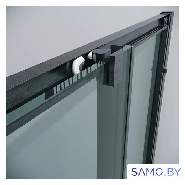 Душевой уголок Grossman Cosmo 100x100x195 300.K33.02.1010.42.00 (графит сатин/прозрачное стекло) - Изображение №5 — Интернет-магазин samo.by