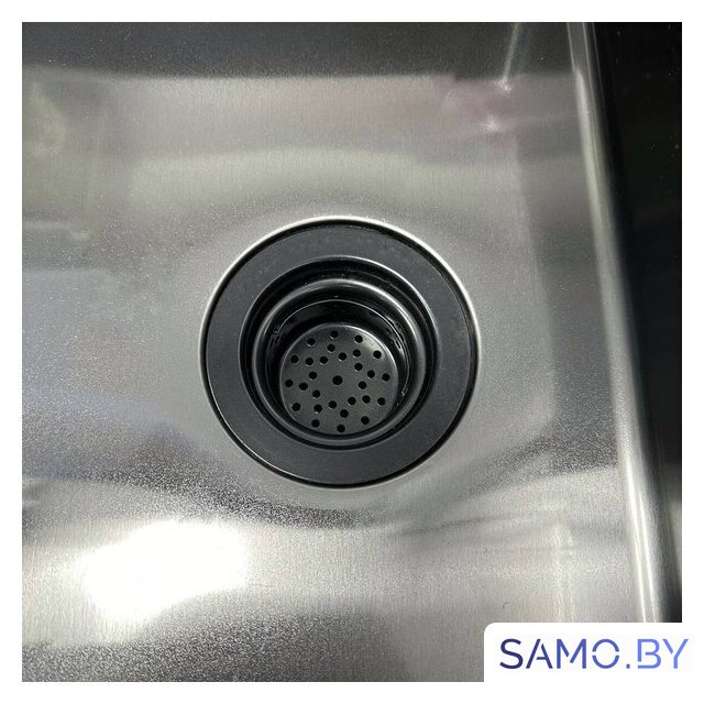Кухонная мойка Roxen Simple 560220-70B PVD графит (с коландером и дозатором) - Изображение №10 — Интернет-магазин samo.by