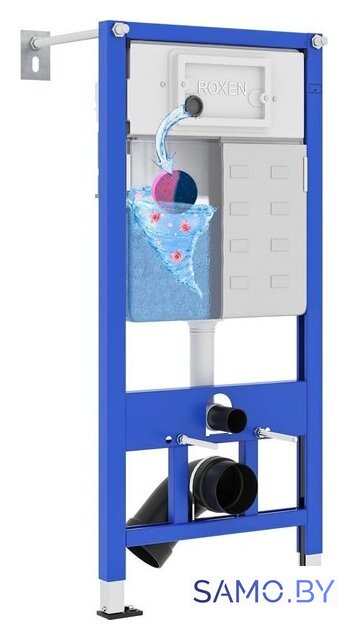 Инсталляция для унитаза Roxen StounFix Dual Fresh 966767 - Изображение №2 — Интернет-магазин samo.by