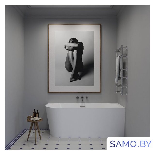 Ванна Wellsee Excellence Pro 180x80 28761204R (пристенная ванна (правая) белый глянец, экран, ножки, сифон-автомат золото) - Изображение №8 — Интернет-магазин samo.by