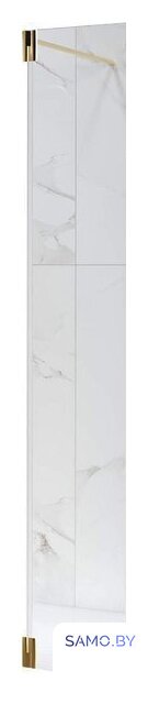 Душевая стенка RGW Z-070Gb 352207003-16 (золото браш/прозрачное стекло) - Изображение №1 — Интернет-магазин samo.by