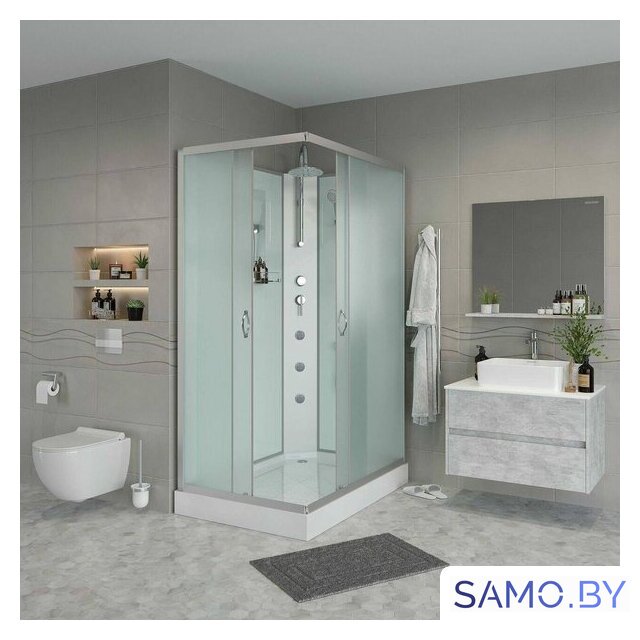 Душевая кабина Niagara NG-43285-14QBKTG 120x80x200 - Изображение №1 — Интернет-магазин samo.by