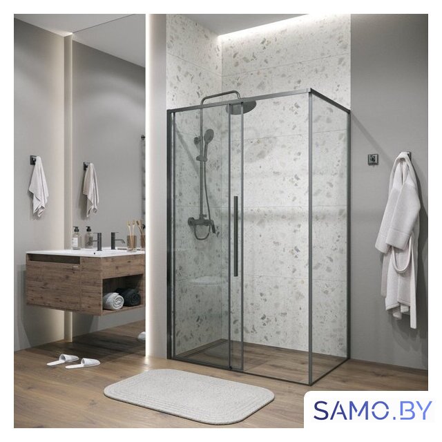 Душевой уголок Grossman Galaxy 130x90x195 120.K33.01.1390.42.00 (графит сатин/стекло прозрачное) - Изображение №8 — Интернет-магазин samo.by