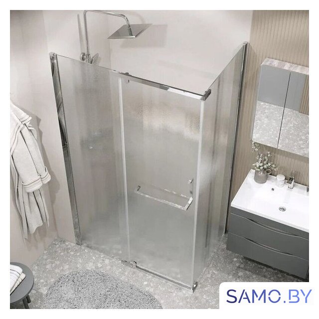 Душевой уголок Grossman Pragma 110x90x195 120.K33.03.1190.10.02 (хром/стекло шиншилла) - Изображение №10 — Интернет-магазин samo.by