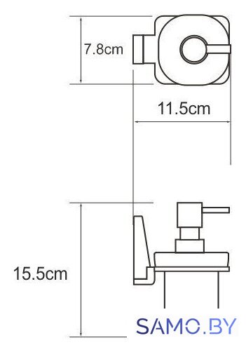 Дозатор для жидкого мыла Wasserkraft Lopau K-6099 - Изображение №3 — Интернет-магазин samo.by