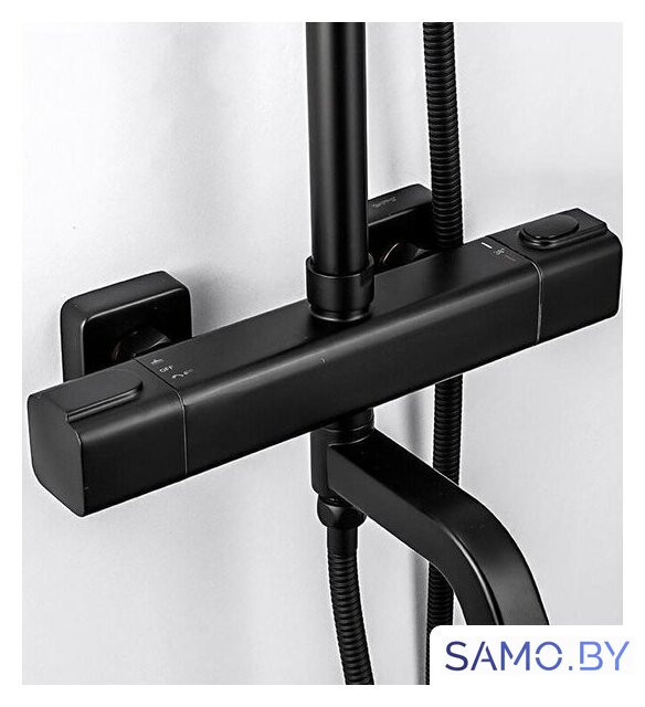 Душевая система  Gappo G2491-6 (черный) - Изображение №4 — Интернет-магазин samo.by