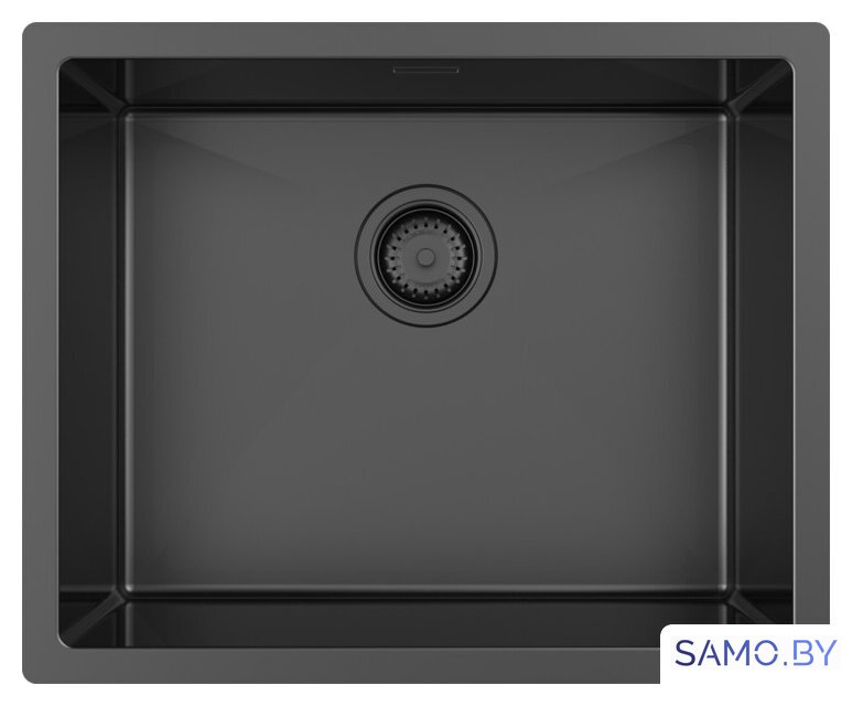 Кухонная мойка ZorG ZRN 4555 Premium PVD Gunblack - Изображение №1 — Интернет-магазин samo.by