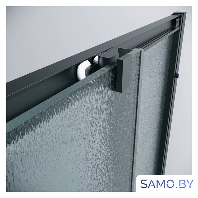 Душевой уголок Grossman Cosmo 100x100x195 300.K33.02.1010.21.02 (черный матовый/шиншилла стекло) - Изображение №4 — Интернет-магазин samo.by