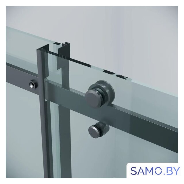 Душевой уголок Grossman Classic 100x100x195 120.K33.04.1010.21.00 (черный матовый/стекло прозрачное) - Изображение №4 — Интернет-магазин samo.by