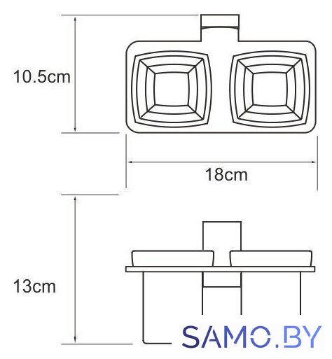 Держатель для стакана Wasserkraft Lopau K-6028D - Изображение №4 — Интернет-магазин samo.by