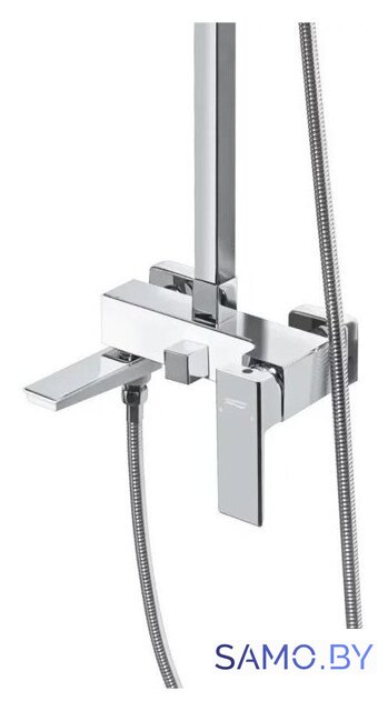 Душевая система  Grocenberg GB7008 (белый хром) - Изображение №2 — Интернет-магазин samo.by