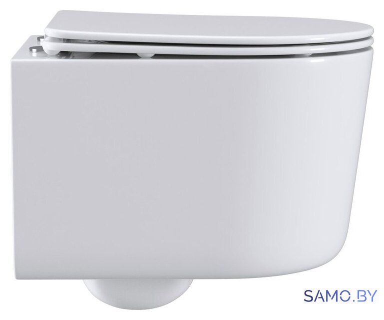 Унитаз подвесной Roxen Simple Compact в комплекте с инсталляцией StounFix Dual Fresh 6 в 1 868468 (кнопка: золото глянцевая) - Изображение №7 — Интернет-магазин samo.by