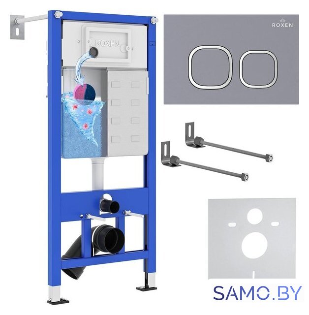 Инсталляция для унитаза Roxen StounFix Dual Fresh 966326 - Изображение №1 — Интернет-магазин samo.by