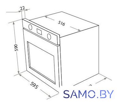 Электрический духовой шкаф HOMSair OEM657BK - Изображение №15 — Интернет-магазин samo.by