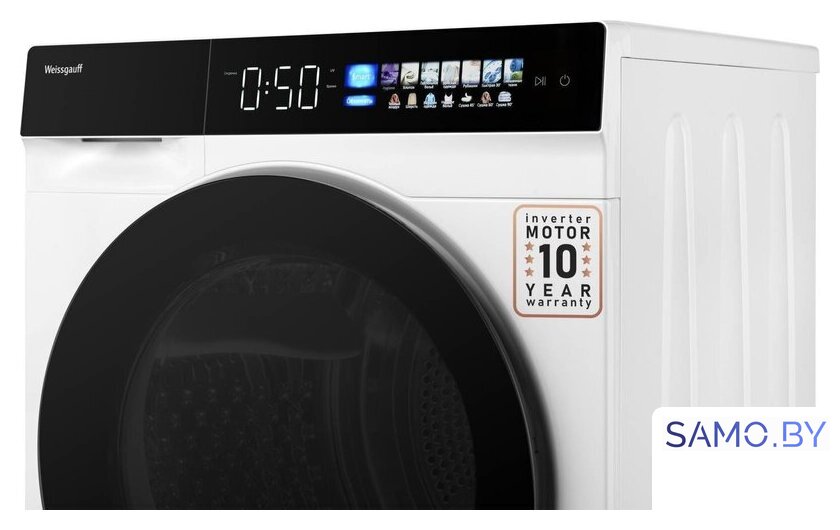 Сушильная машина Weissgauff WD 999 Heat Pump Full Touch - Изображение №6 — Интернет-магазин samo.by