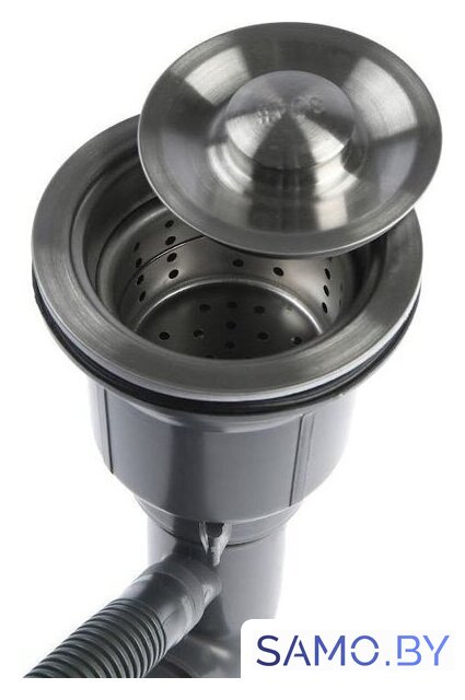 Кухонная мойка Roxen Simple 560220-50B PVD графит (с коландером и дозатором) - Изображение №11 — Интернет-магазин samo.by