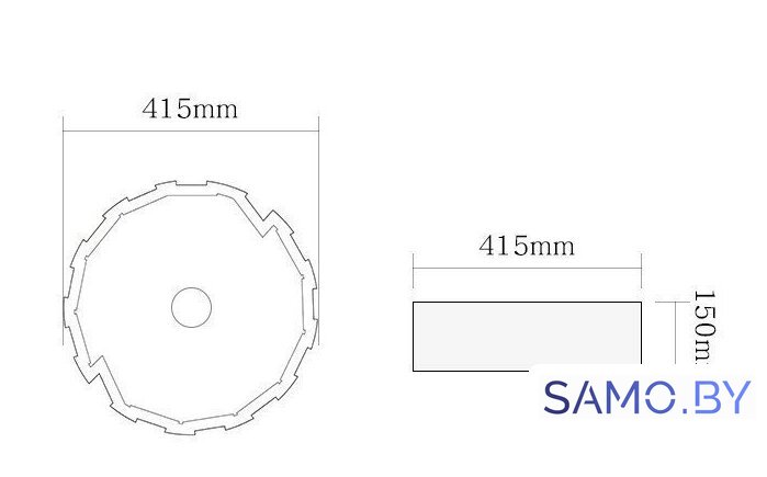 Умывальник SantiLine SL-7016 - Изображение №2 — Интернет-магазин samo.by