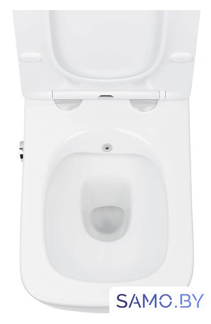 Унитаз подвесной Roxen Cube bidet в комплекте с инсталляцией StounFix Dual Fresh 6 в 1 968439 (кнопка: сатин) - Изображение №7 — Интернет-магазин samo.by