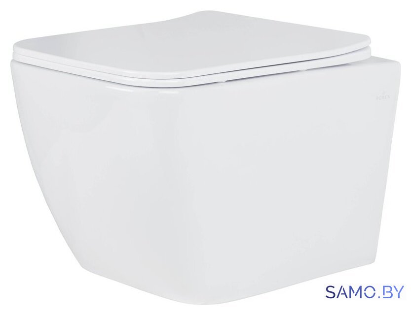 Унитаз подвесной Roxen Cube bidet в комплекте с инсталляцией StounFix Dual Fresh 6 в 1 968439 (кнопка: сатин) - Изображение №5 — Интернет-магазин samo.by