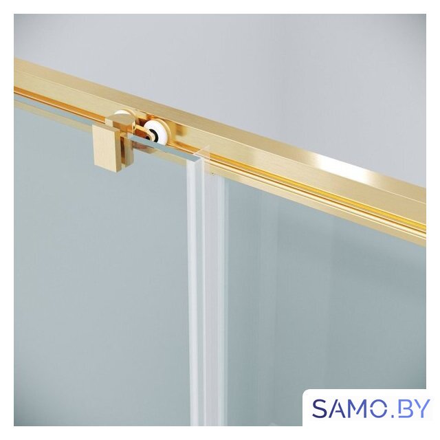 Душевой уголок Grossman Cosmo 130x70x195 120.K33.02.1370.32.00 (золото сатин/стекло прозрачное) - Изображение №4 — Интернет-магазин samo.by