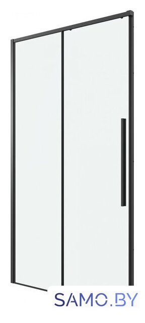 Душевая дверь Grossman Galaxy 140x195 100.K33.01.140.21.00 (черный матовый/стекло прозрачное) - Изображение №2 — Интернет-магазин samo.by