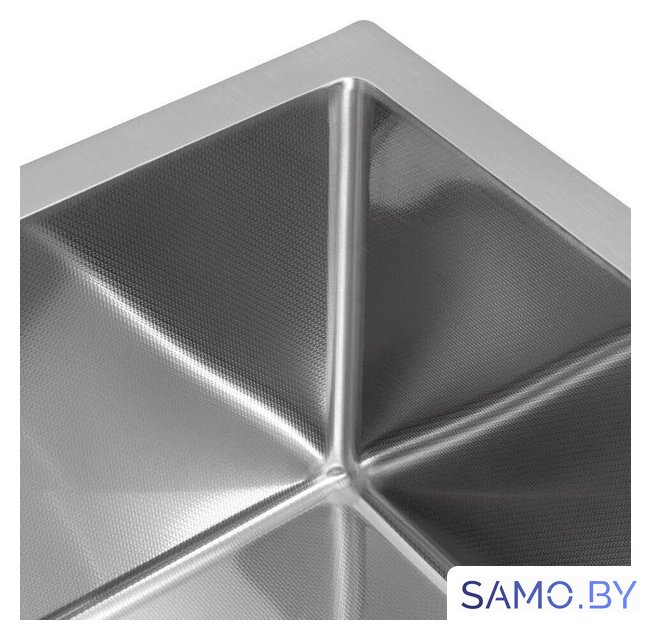 Кухонная мойка ARFEKA ECO AR 450*450 SATIN DECOR MILLET GRAINS (настольная) - Изображение №3 — Интернет-магазин samo.by