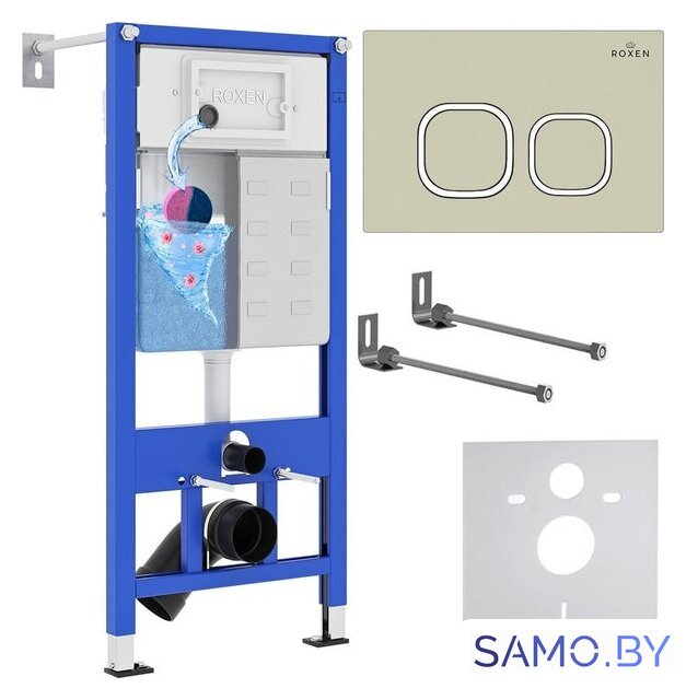 Инсталляция для унитаза Roxen StounFix Dual Fresh 966444 - Изображение №1 — Интернет-магазин samo.by