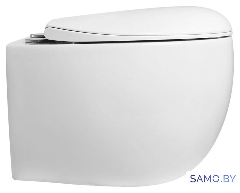 Унитаз подвесной Roxen Egg в комплекте с инсталляцией StounFix Dual Fresh 6 в 1 964256 (кнопка: черное стекло) - Изображение №7 — Интернет-магазин samo.by