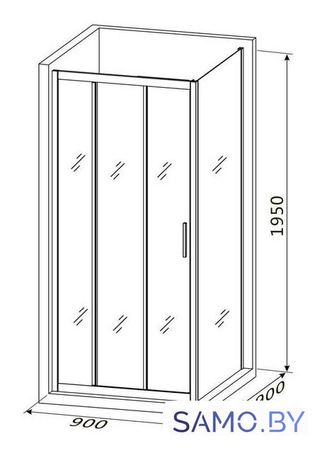Душевой уголок Roxen Prima 55030-90 90х90 - Изображение №11 — Интернет-магазин samo.by