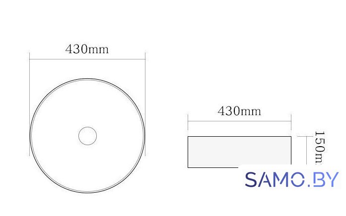 Умывальник SantiLine SL-7012 - Изображение №2 — Интернет-магазин samo.by