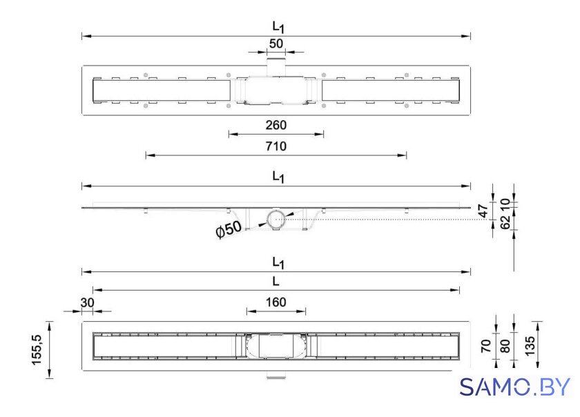 Душевой уголок Ambassador Set 10011102R-ST7 - Изображение №14 — Интернет-магазин samo.by