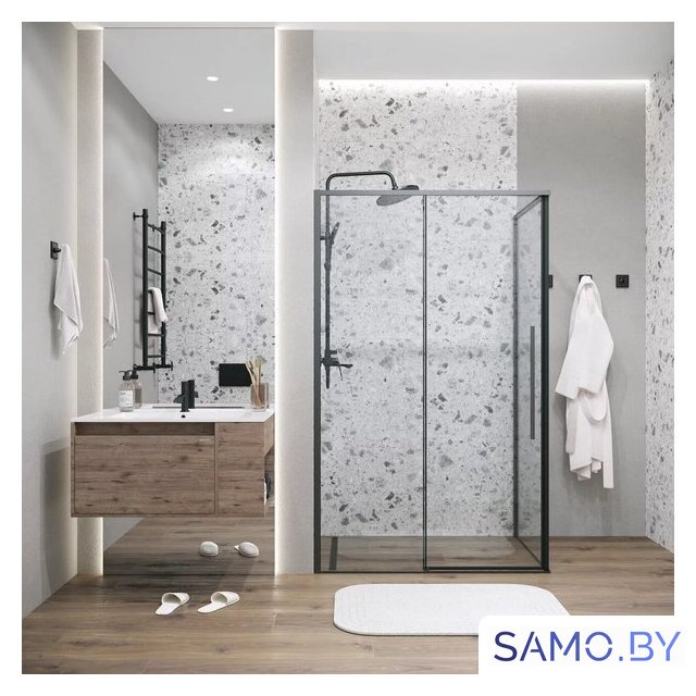 Душевой уголок Grossman Galaxy 130x90x195 120.K33.01.1390.21.00 (черный матовый/прозрачное стекло) - Изображение №16 — Интернет-магазин samo.by