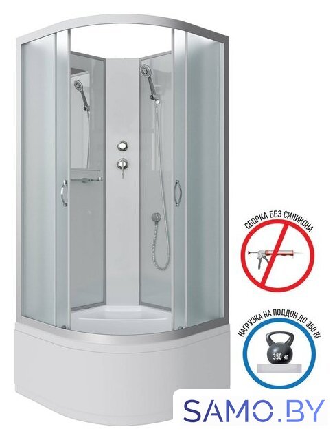 Душевая кабина Niagara NG-2308-14BK 90x90x200 - Изображение №2 — Интернет-магазин samo.by